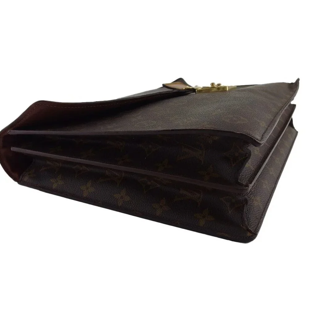 LOUIS VUITTON Business bag Brown beige Women M53331 Authentic secondhand - Picture 3 of 10